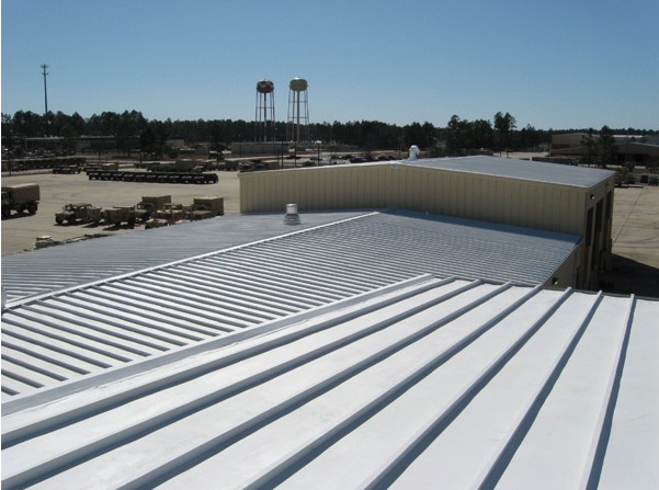 Roof coating services for commercial buildings